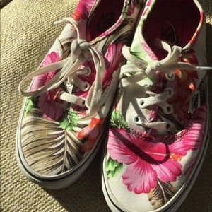 Floral Colorful vans